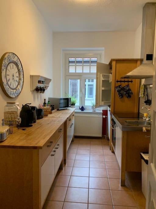 100 Qm Ferienwohnung Am Heiligen Brunnen Quedlinburg Esterno foto