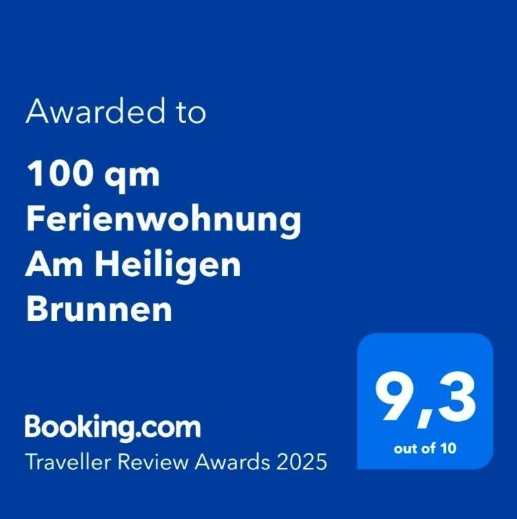 100 Qm Ferienwohnung Am Heiligen Brunnen Quedlinburg Esterno foto